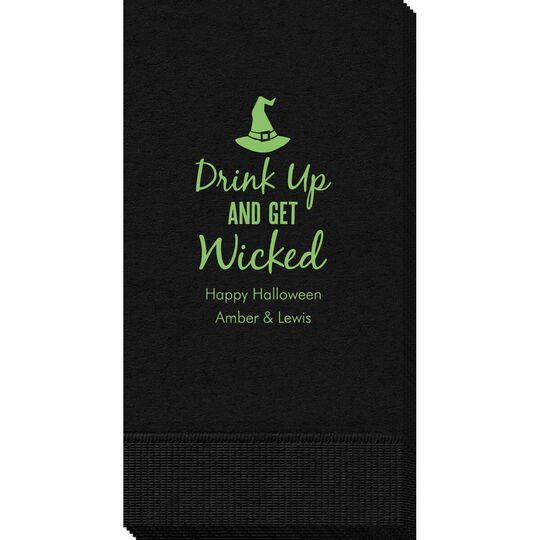 Drink Up and Get Wicked Guest Towels